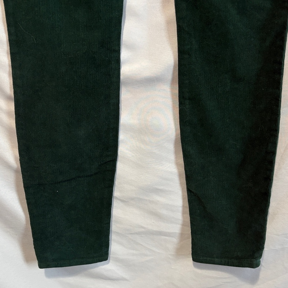J. Crew Dark Green Skinny  Corduroy Jeans - Picture 8 of 9